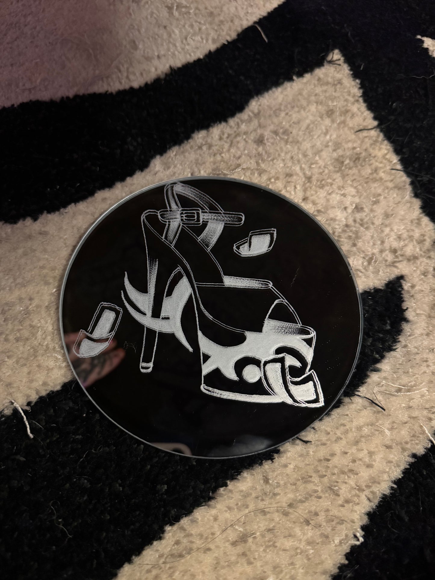 Pleaser Engraved Mirror