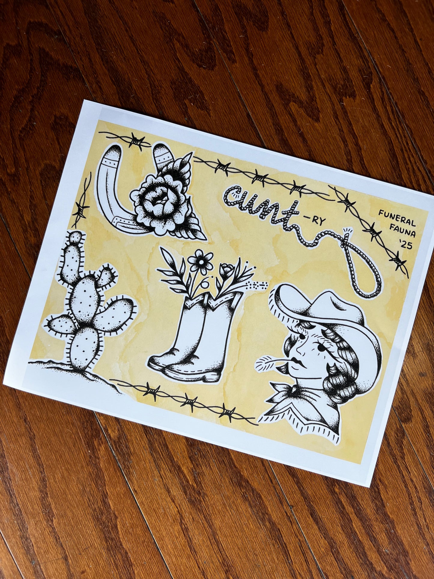 Cunt-ry 11x14" Print